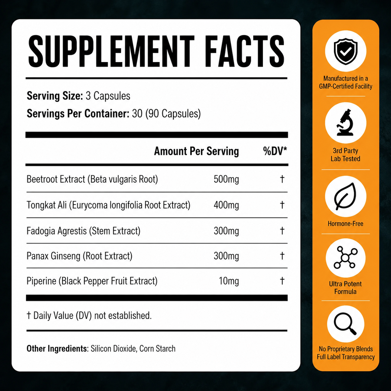 Primal Storm® - Natural T-Support Capsules