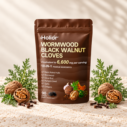 Holior Wormwood Black Walnut Pumpkin Seed & Clove Softgels