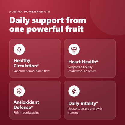Auniva Organic Pomegranate Extract Capsules