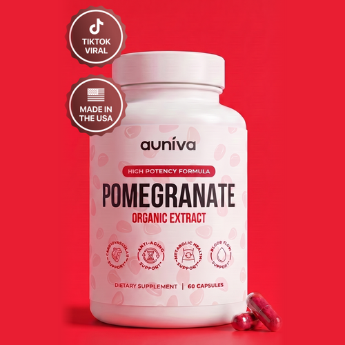 Auniva Organic Pomegranate Extract Capsules