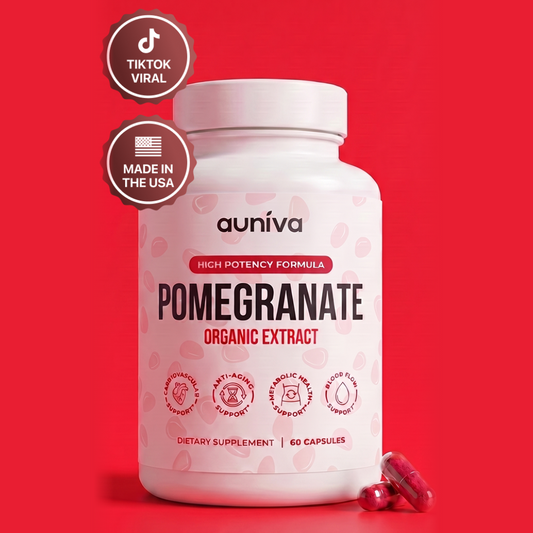 Auniva Organic Pomegranate Extract Capsules