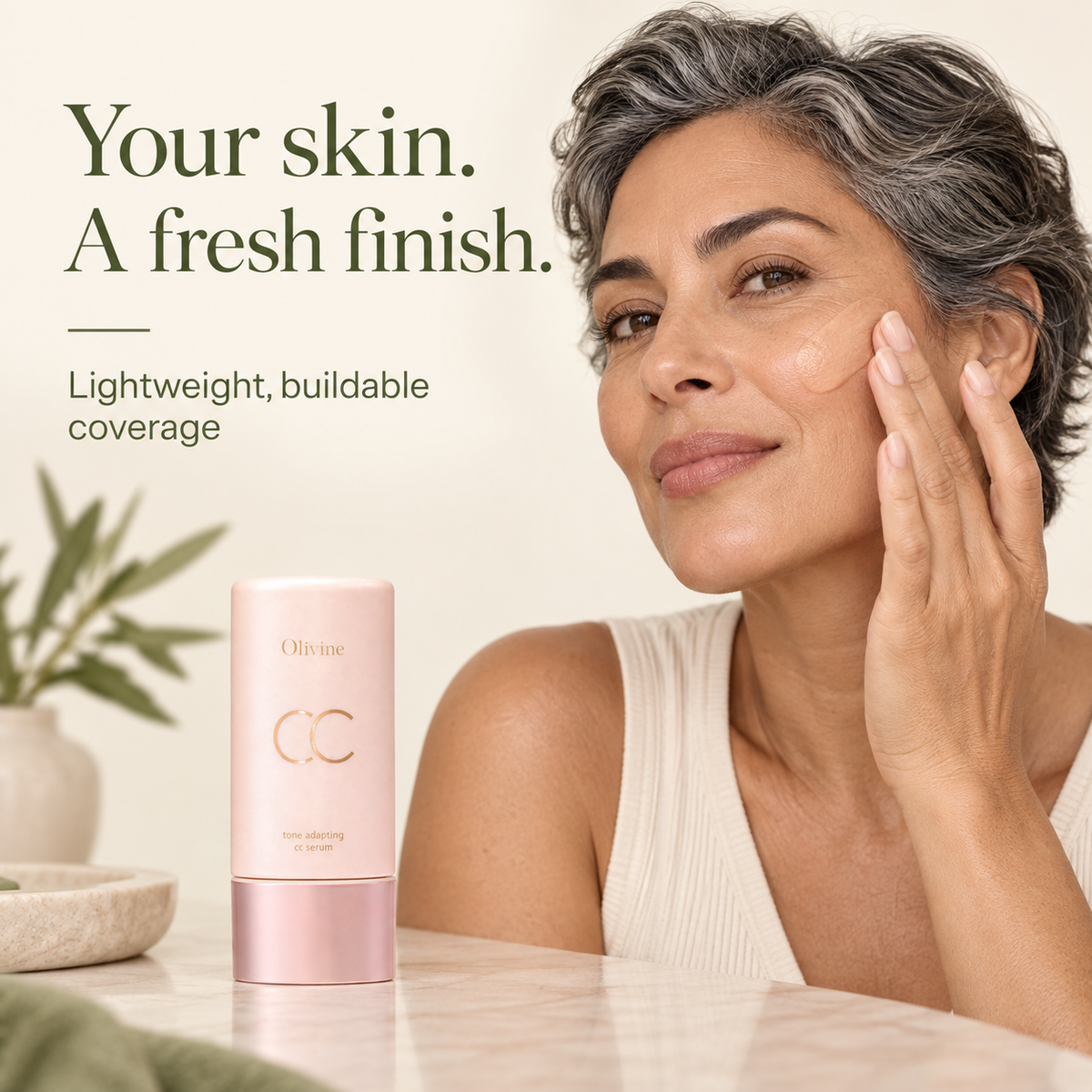 Olivine Tone Adapting CC Serum